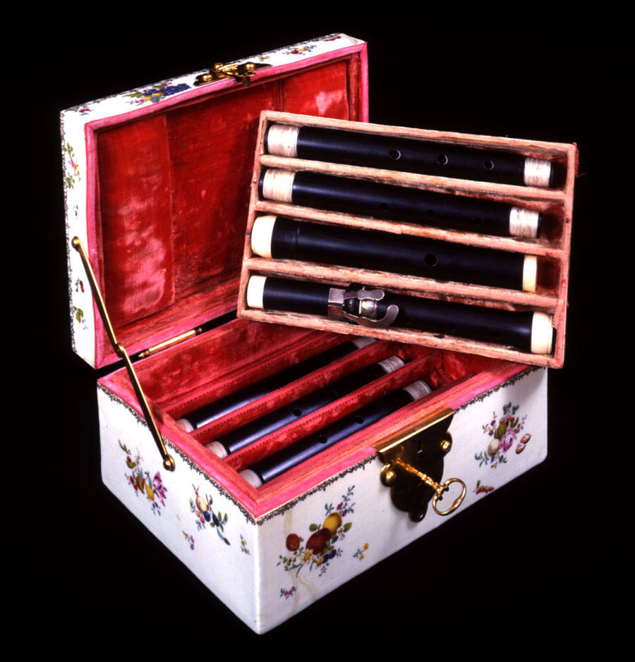 The decorative painting and gilded brasswork declares that this instrument was intended for roy…