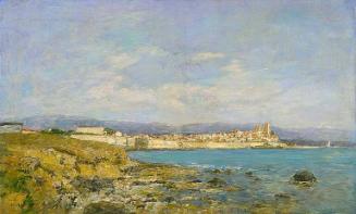 View of Antibes at Sunset