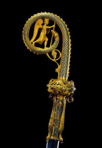 Crozier Head: Saint Michael and the Dragon