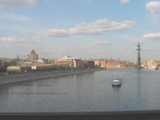 View from the Crimea Bridge, Moscow