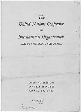 United Nations Conference on International Organizations proceedings