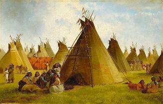 Prairie Indian Encampment