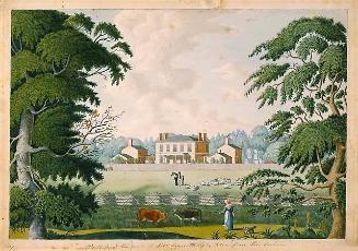 Belle Vue, the Seat of Robert Reynolds, Esquire taken from the East