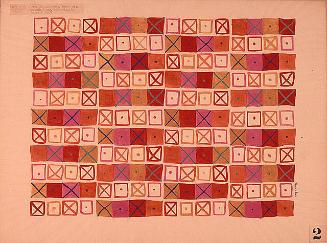 Crosspatch, a textile fabric designed by Ray Eames in 1945.