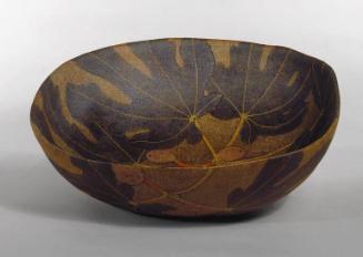 Bowl with Design of Fig Leaves